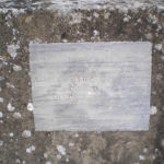 Targa del crocifisso di Pieve S. Sebastiano PG