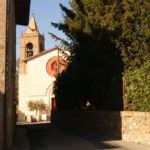veduta della chiesa di Pilonico Materno