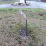 Lastra ricordo incidente C-47 caduto sul monte Tezio