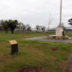 Lastra ricordo incidente C-47 caduto sul monte Tezio