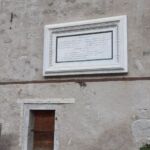Particolare della lapide commemorativa ai Caduti della Guerra 1915 - 1918