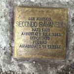 Pietra d'inciampo in memoria di Secondo Ravanelli- Imola (BO)