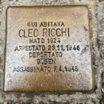 Pietra d'inciampo in memoria di Cleo Ricchi-Imola(BO)