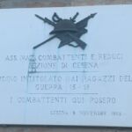 Lastra commemorativa e giardino intitolato